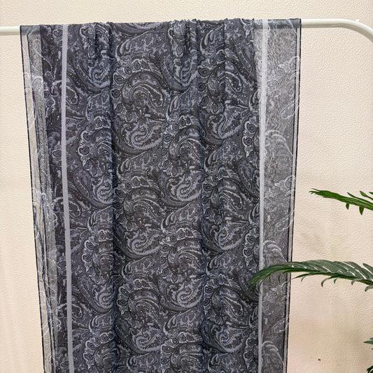Smoke Grey Soft Chiffon Hijabs