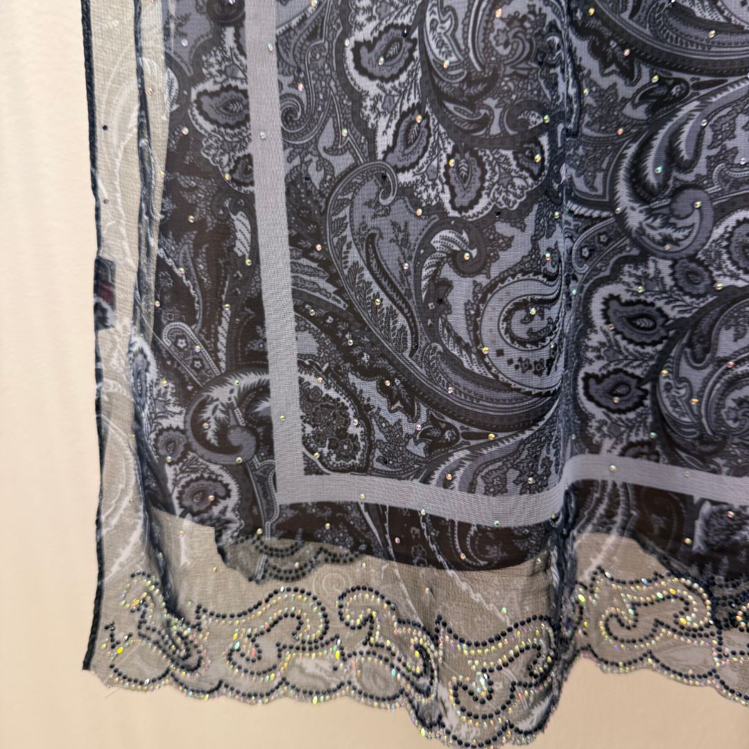 Smoke Grey Soft Chiffon Hijabs