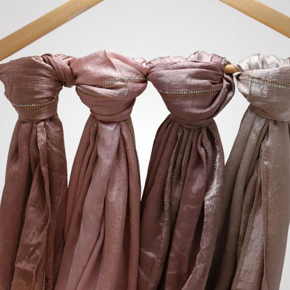 STONE WORK CHIFFON HIJAB