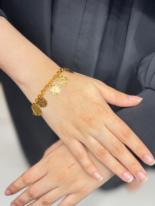 Turkish Coin Bracelet

Antique Gold • Ethnic Style

Elegant Charm Jewelry

Timeless Beauty